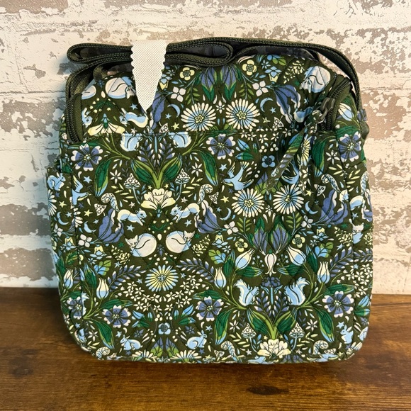 NEW – Vera Bradley Lunch Crossbody Bag – Enchanted Woodland Green - Picture 4 of 6